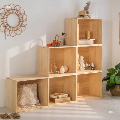 木箱储物箱收纳箱可坐凳多功能实木箱子拼床榻榻米盒子储物床定