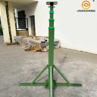 监控手摇升降自立杆3米6米多段伸缩杆Manual lifting mast