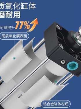 SC50标准气缸大全大推力小型气动带磁50X25X50x75X100x200带磁性