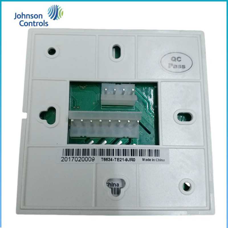 江森液晶背光温控器开关面板T6634-TF20-TA10-TE20-9JS0-9JR0