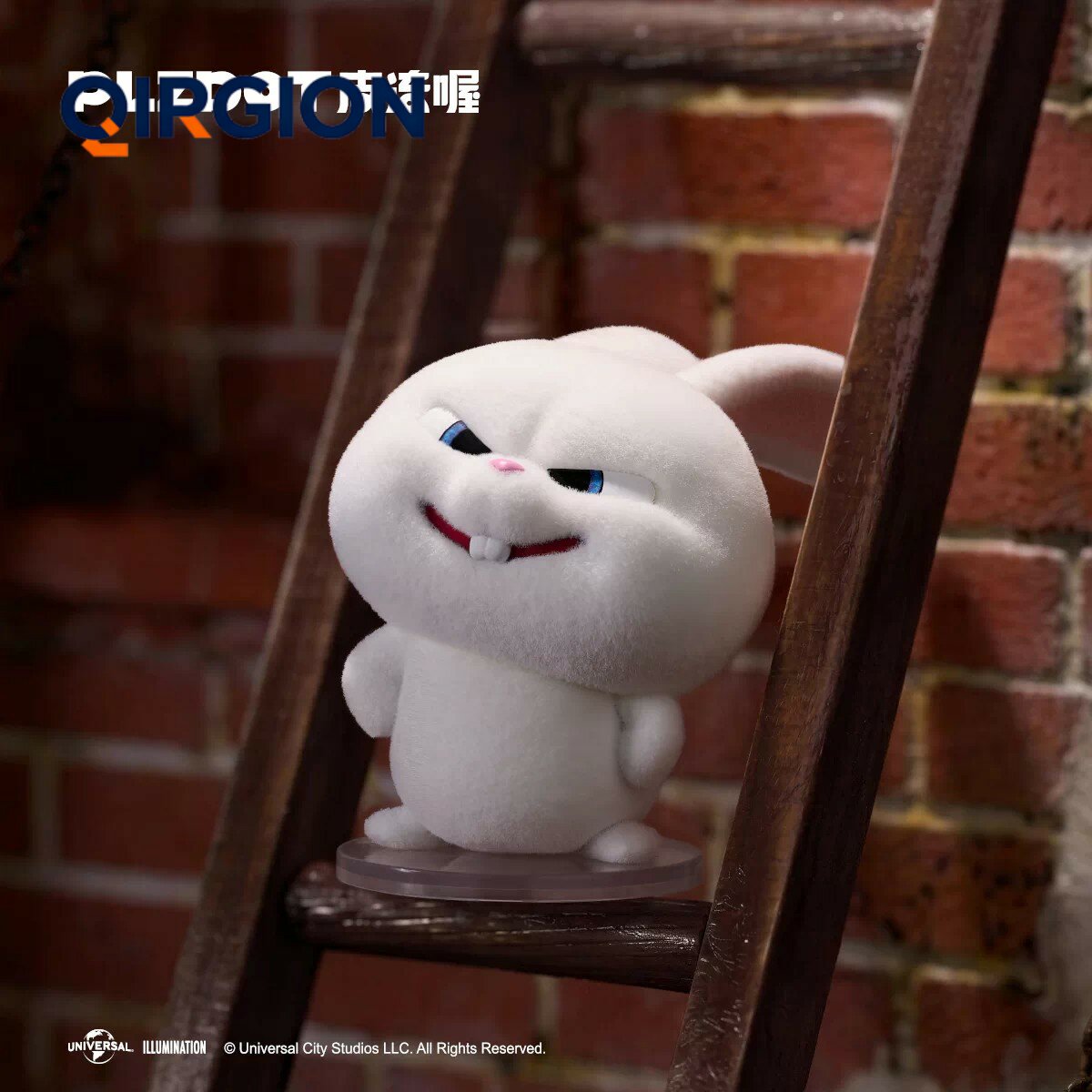 现货PLZDOT爱宠大机密毛球总动员MINI盲盒兔老大小白可爱手办摆件