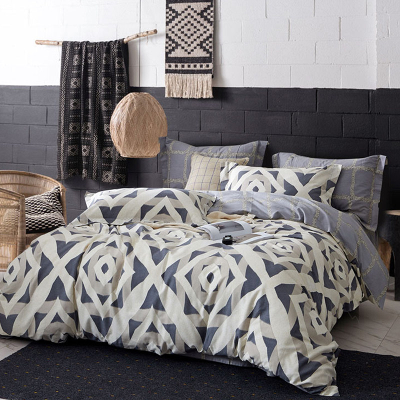 加厚纯棉四件套60支双面全棉磨毛床单床笠被套保暖厚实床上用品