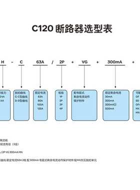 施耐I德Acti9  C120H 断路器100a D型 2/3/4P空气开关100a13