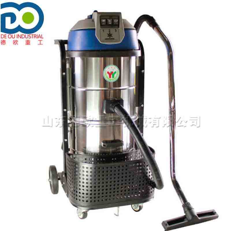 圆形不锈钢工业吸尘器 一机多用工业吸尘器 普通商用清理设备
