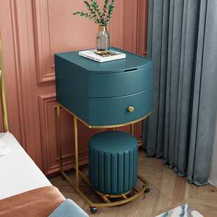 化妆桌小户型卧室现代简约 床头柜 梳妆台一体迷你可移动小型40cm