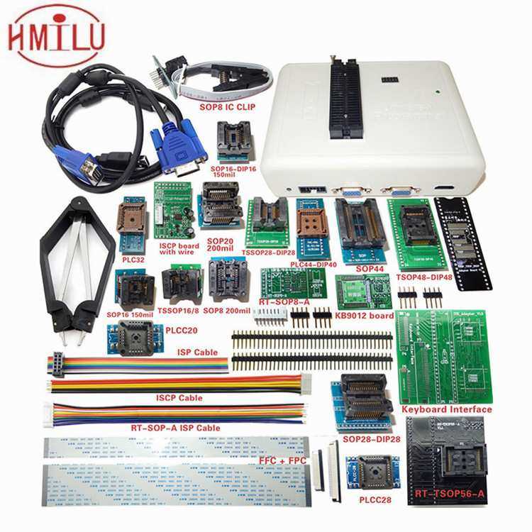 爱修厂家多功能通用RT809H编程器主板液晶高速BIOS烧录器