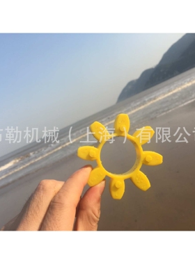 XL6型星型联轴器/软连接GS75梅花瓣弹性体块/胶垫CJ缓冲垫减震垫