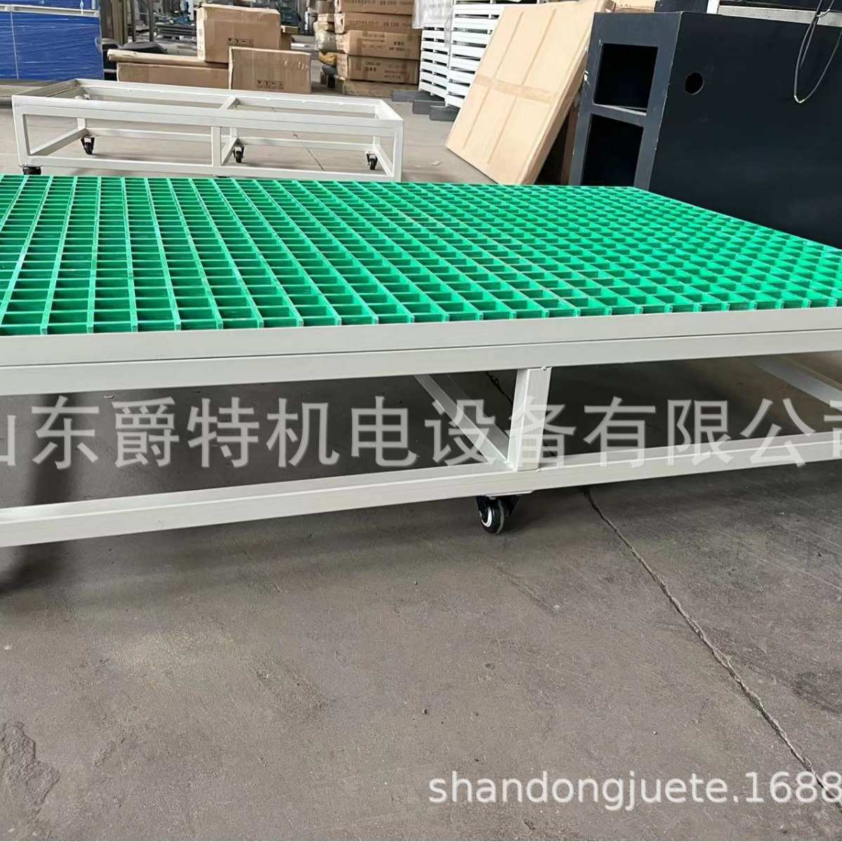 爵特机床脚踏板防滑玻璃钢格栅CNC数控机床脚垫接油盘车间站板台