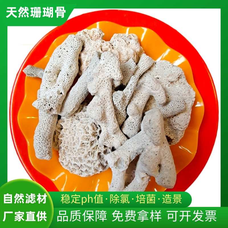 鱼缸过滤材料珊瑚骨 造景装饰净化水质珊瑚石 稳定PH值用珊瑚砂