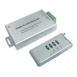 LED RGB七彩色灯带灯条色温控制器 12-24V 24A 调光器 4键RF遥控