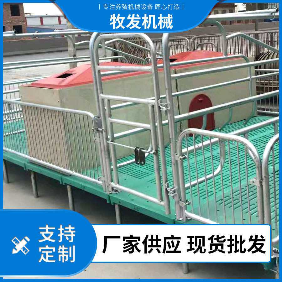 养猪设备厂家供应猪场通板母猪连体产床2.2米*3.8米双体分娩床