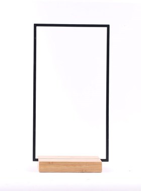 新中式花艺盆景摆件铁艺竹木底座日式摆设桌面展示架茶席装饰摆设