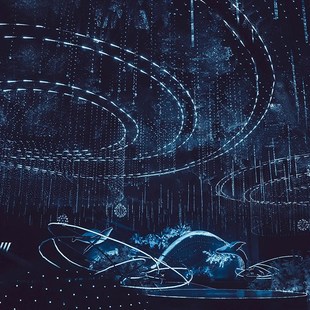 婚庆星空吊顶流星雨灯带流水拱门追光跑马灯条婚礼舞台背景装饰灯