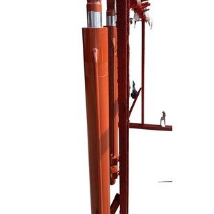 随州东正钩臂车液压油缸 液压立式 安装距离1米三级缸 海沃柱塞泵