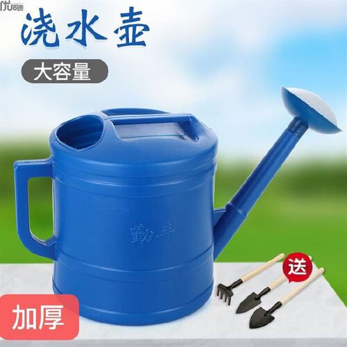 浇菜水桶喷洒浇水壶种菜浇菜农具8升10升3L绿色大容量塑料花洒