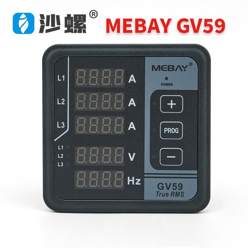 发电机组数显多功能表GV58GV59单三相电压电流频率显示替代时针仪