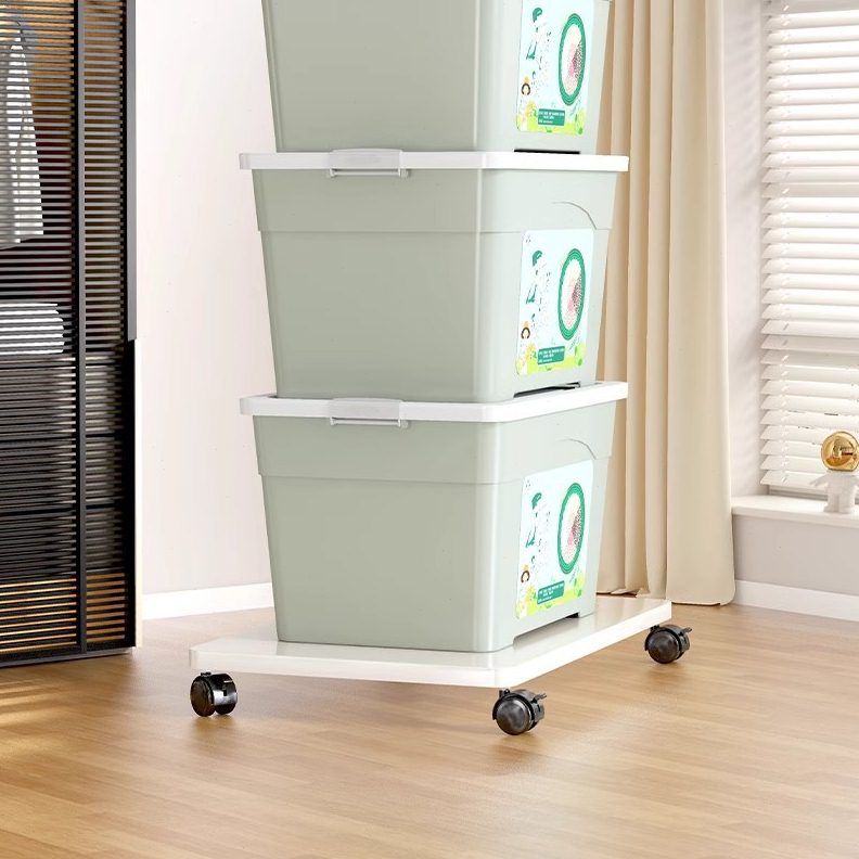 台式电脑主机托架移动机箱底座带滑轮桌下置物架托盘花架拖板收纳