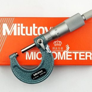 三丰微米千分尺读数外径千分尺0-25mm高精度0.001mm千分测微1器仪
