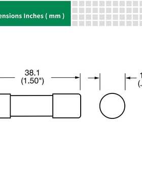 Littelfuse0KLK.250T快熔保险丝 熔断器 电路保护装置 KLK.250T