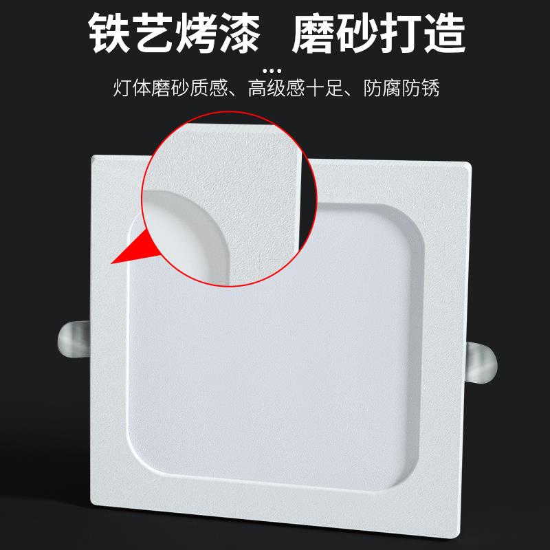 格栅灯led双头筒灯天花灯嵌入式方形射灯斗胆15x15格栅吊顶灯