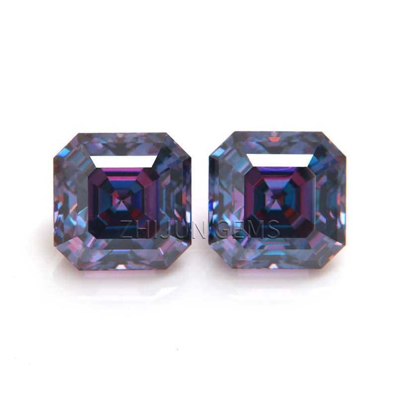 正方倒角帝皇紫莫桑石裸石 阿斯切彩色莫桑石首饰主石配石,3C数码配件,USB灯,淘宝优惠券,粉丝福利购,淘宝优惠卷