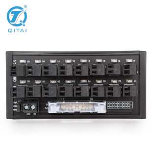 QMT087输出端子台16位电源接线信号转换板导轨式接线端子排 厂