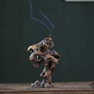 宜兴紫砂茶宠太湖石香插摆件手工茶玩茶道茶具配件茶桌线香装饰