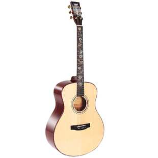 斗牛士吉他全单板41寸圆角木吉他成人专业演奏乐器全单云杉桃花芯