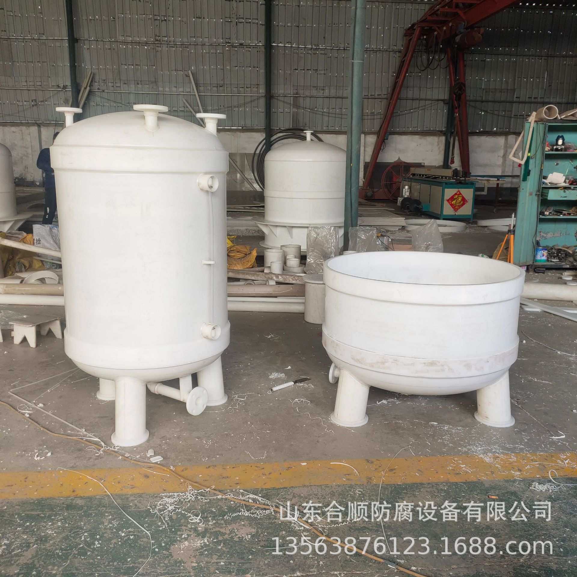 聚丙烯PP真空过滤槽 塑料抽滤桶 过滤槽 加工成套抽滤设备