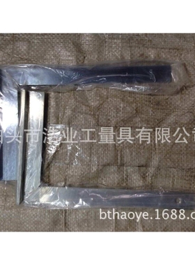 不锈钢内外90度带座直角尺75x50 拐尺 靠尺  钳工测量划线用