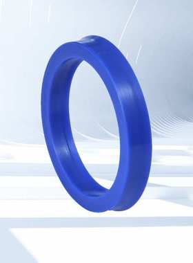 Y型密封圈UN液压油封/UNS145*170*15 聚氨酯活塞杆蓝色绿色垫带皮