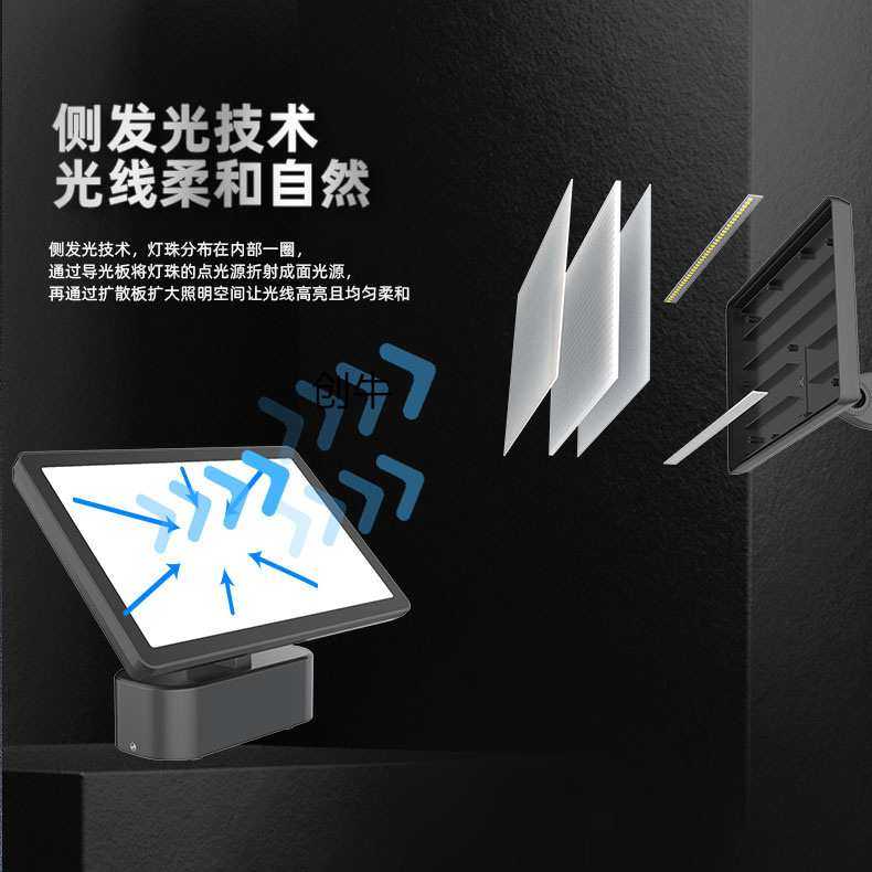 LED感应室内壁灯户外防水过道走廊灯 现代简约花园露台led庭院
