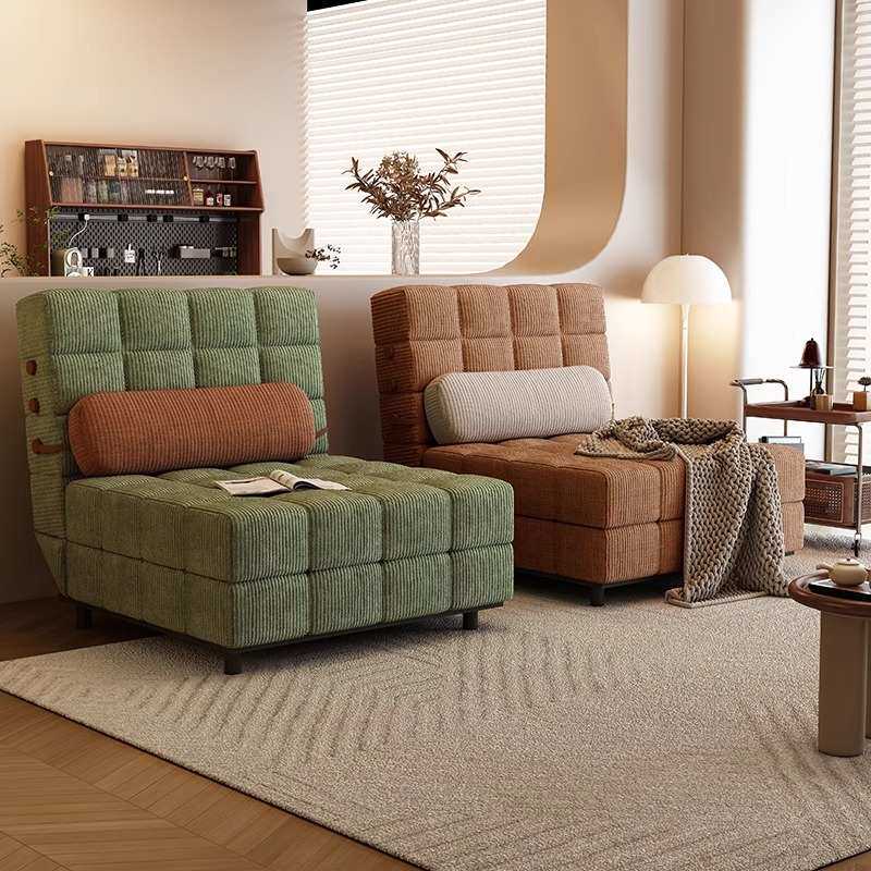 奶油风简约沙发床折叠两用2026新款小户型单双人多功能折叠床