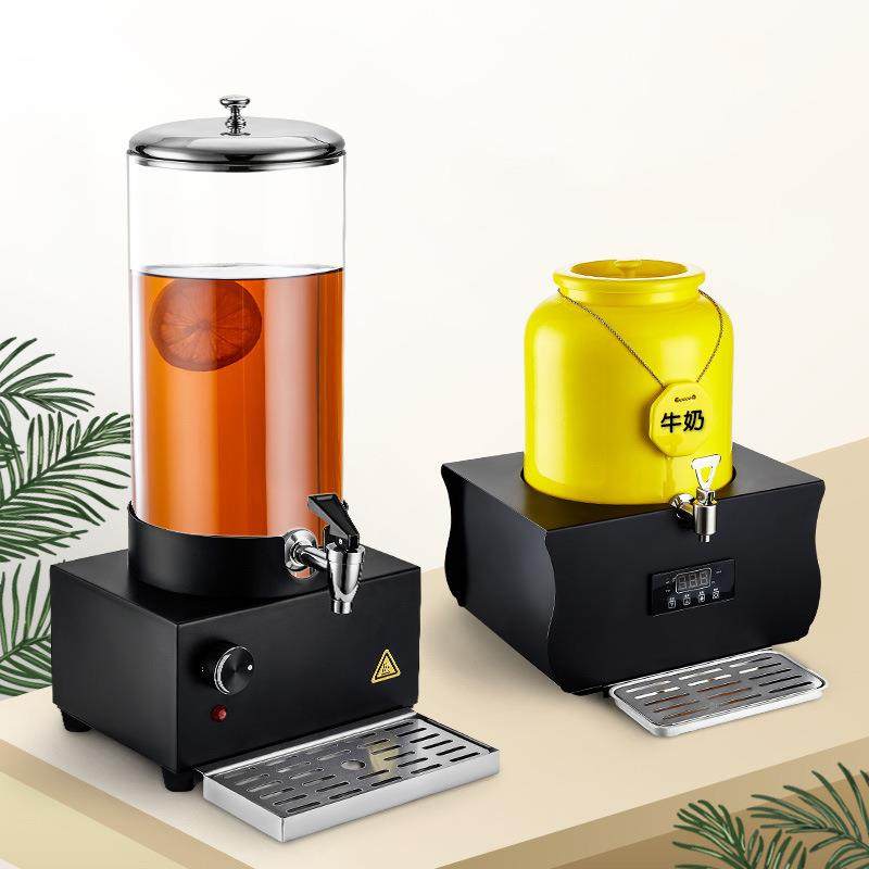 商用果汁鼎饮料机自助餐陶瓷牛奶鼎保温桶酒店电热数控调温咖啡鼎