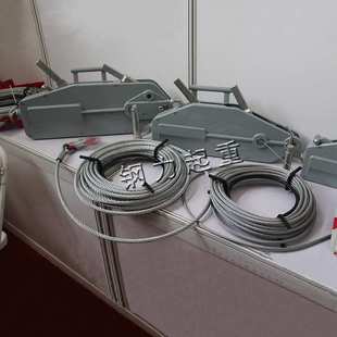 铝合金手扳葫芦钢丝绳手扳葫芦紧线器手动牵引器20m钢丝绳牵引机