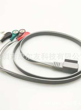 O EM心电导联线兼容M4725A动态遥测心电导联线动态监测心电图导线