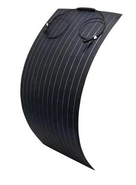 黑色半柔性太阳能板300w400w车载游艇太阳能单晶硅电池光伏充电板