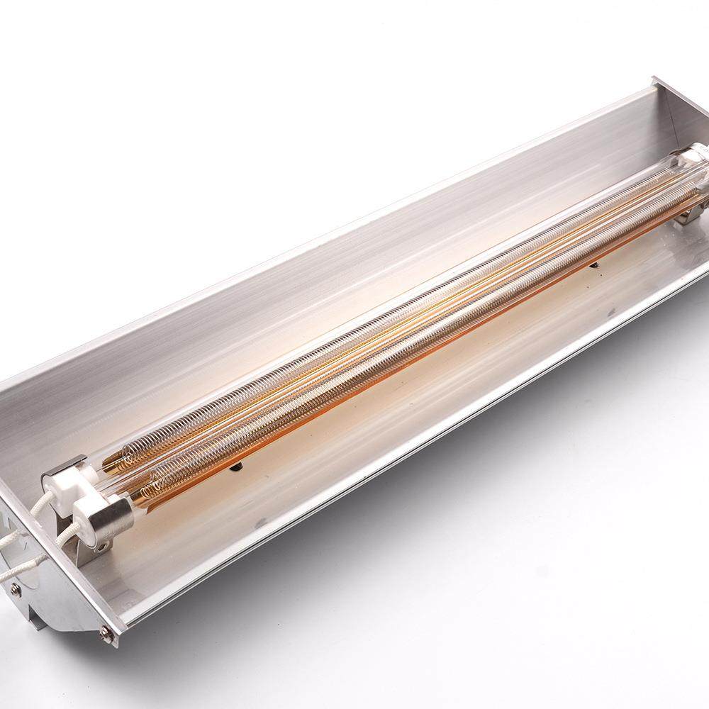 红外线半镀金灯管800W400MM吹瓶机加热灯发热管塑胶固化铝灯罩