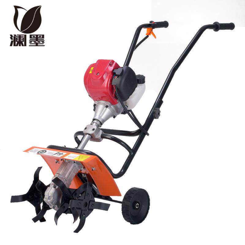 微耕机农用汽油小型旋耕机翻土机多功能除草机田园管理机厂家
