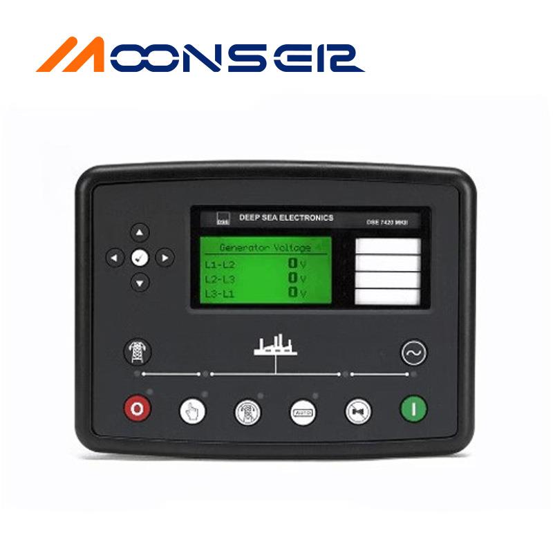 原厂深海控制器DSE7420柴油发电机控制板块自启动控制器液晶显示