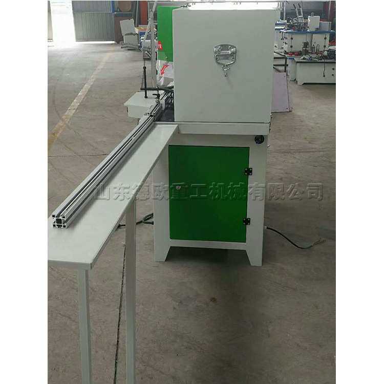 镜框展示柜双头锯角机 加厚钢板路合金切角机 灯箱铝封边切割机