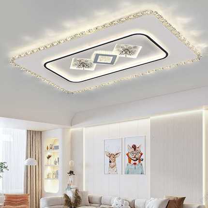 led吸顶灯现代简约超亮主卧灯圆形温馨餐厅灯家用房间卧室吸顶灯