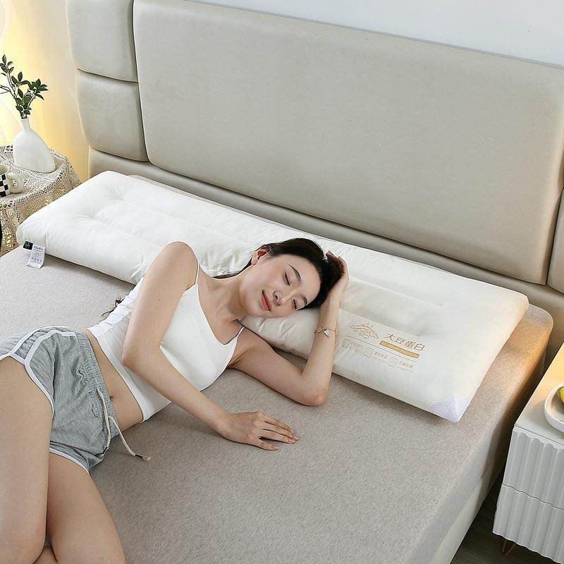 枕头双人长枕头家用长款情侣枕一体长条枕助睡眠护颈椎长枕不塌陷