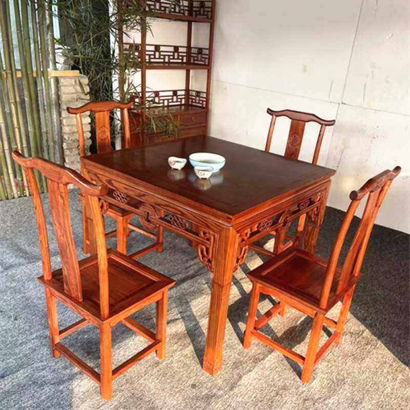 实木八仙桌榆木中式仿古正方形桌椅组合家用四人四方桌子饭店餐桌,3C数码配件,USB灯,淘宝优惠券,粉丝福利购,淘宝优惠卷