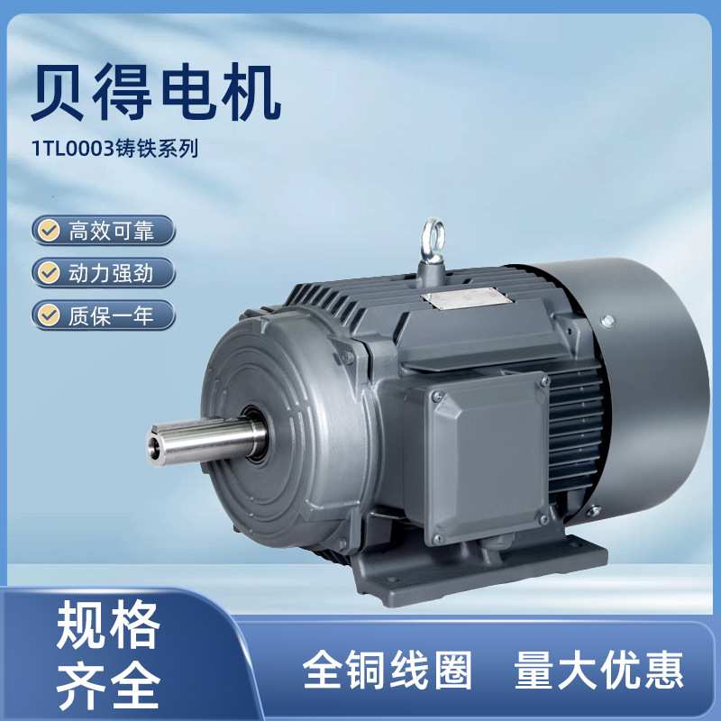 茵梦达贝得电机1TL0003铸铁系列三级能效低压三相异步电动机