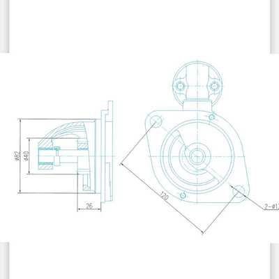 合力叉车起动机马达QDJ1308L起动机新柴490B-51000起动机12V3KW