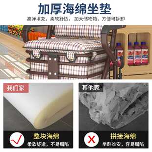 便携家用可推可坐代步助力车可折叠购物买菜拉批老年人代步手推车