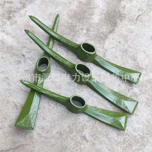 洋镐户外抢险防汛十字镐铁镐木柄鹤嘴镐挖笋开荒挖树桩锰钢镐