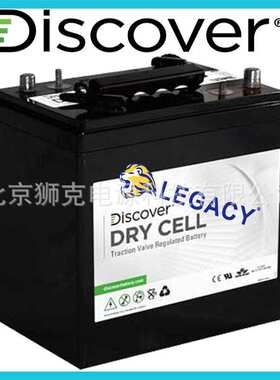 Discover蓄电池EVL16A-A 6V390AH升降平台 曲臂车  牵引动力电池