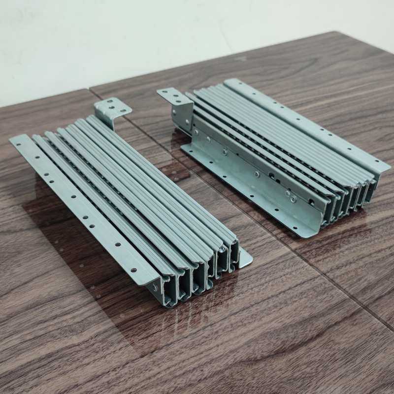 47宽重型滑轨多节滑轨伸缩多节平推折叠五金配件岛台橱柜餐桌滑轨